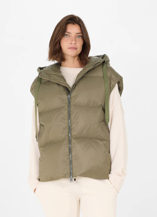 Oversized Fit Jackets Down vest burnt olive