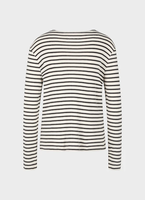Slim Fit Long sleeve tops Jersey Modal - Longsleeve eggshell