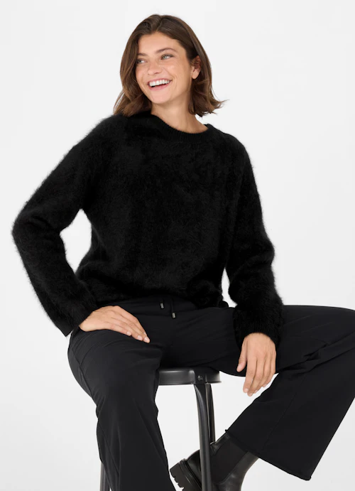 Casual Fit Knitwear Knit sweater black