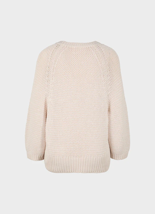 Oversized Fit Strick Strick - Pullover light sand