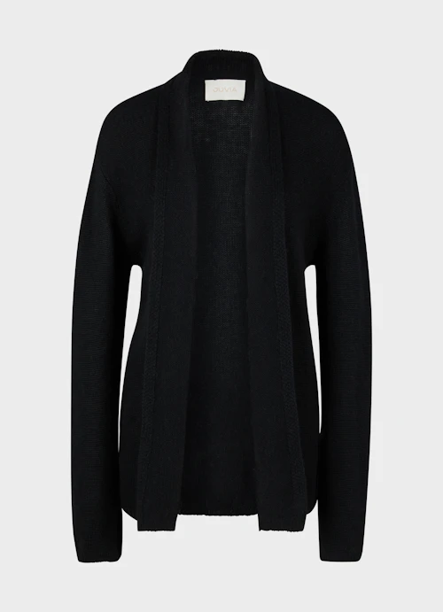 Regular Fit Knitwear Cashmere cardigan black