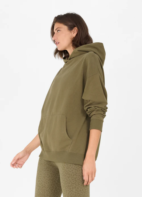Oversized Fit Hoodies Hoodie burnt olive