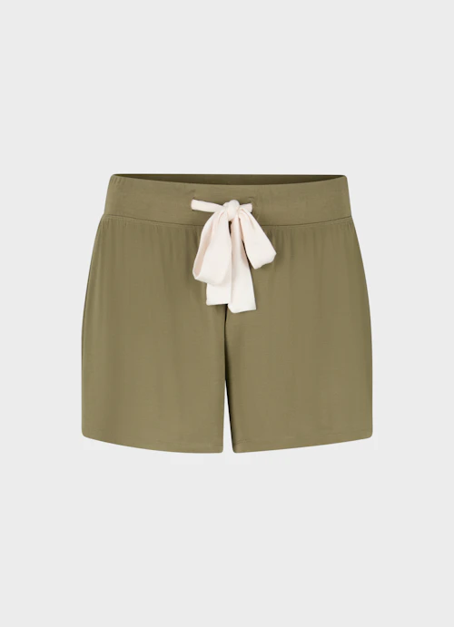 Regular Fit Nightwear Nightwear - Shorts burnt olive