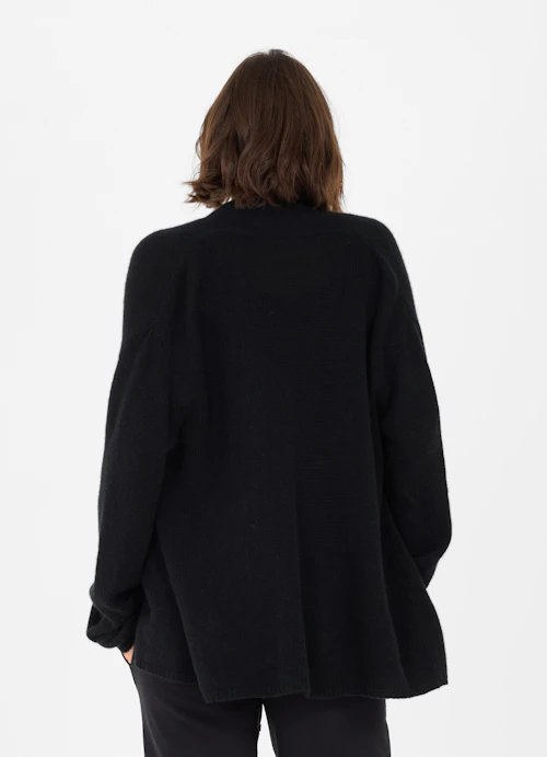 Regular Fit Knitwear Cashmere cardigan black