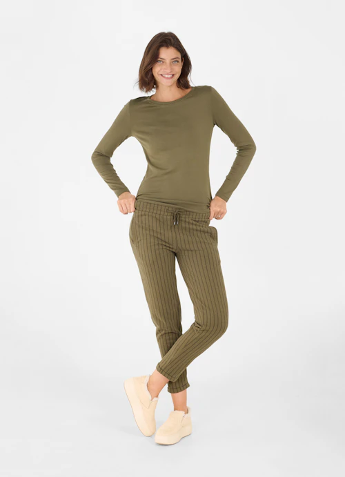Casual Fit Sweatpants Sweatpants burnt olive