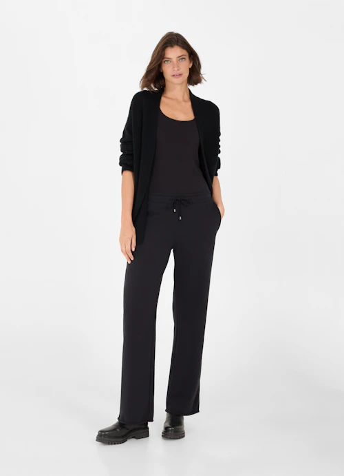 Regular Fit Knitwear Cashmere cardigan black
