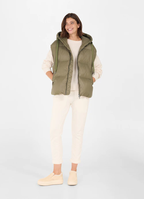 Oversized Fit Jackets Down vest burnt olive