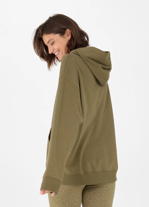 Oversized Fit Hoodies Hoodie burnt olive