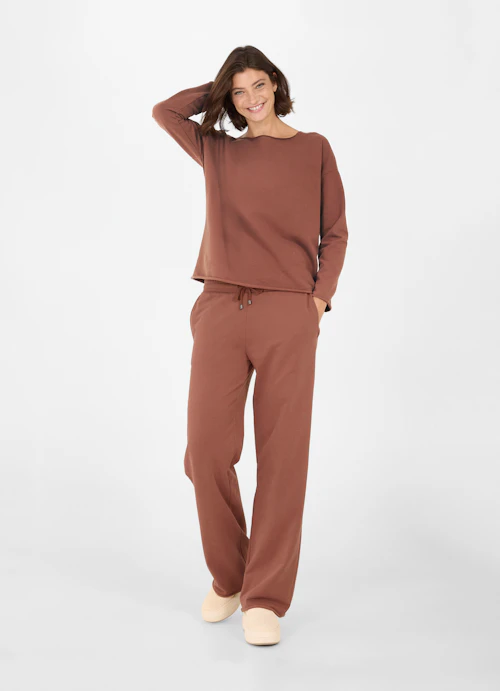 Wide Leg Sweatpants Wide Leg Sweatpants chestnut
