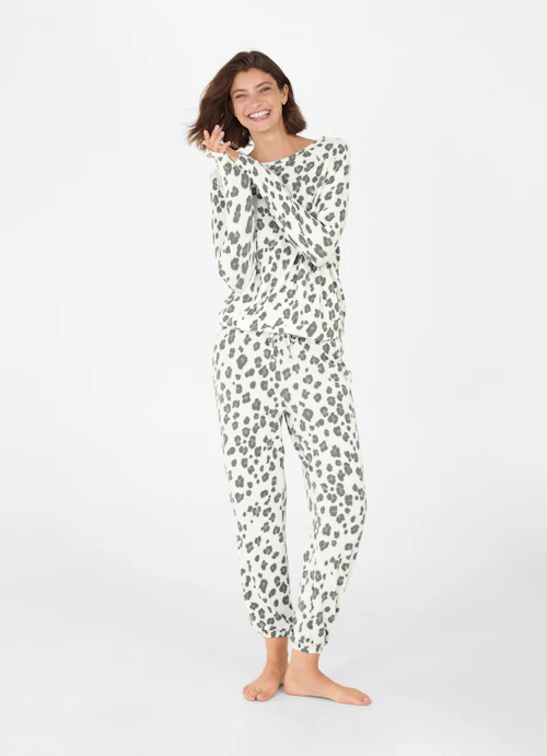 Wide Leg Nightwear Nightwear - Trousers eggshell