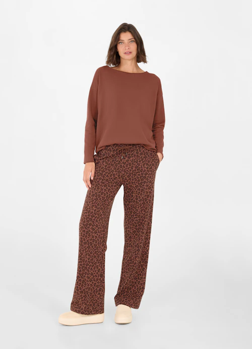 Wide Leg Sweatpants Wide Leg Sweatpants chestnut