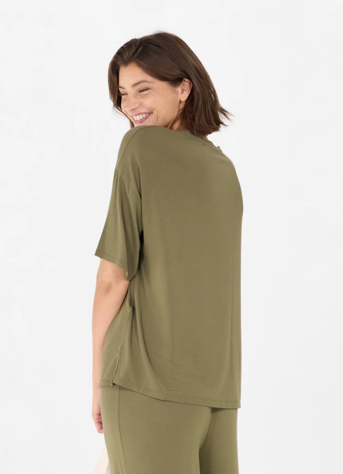 Regular Fit Nightwear Nightwear - T-shirt burnt olive