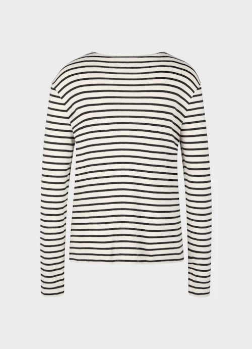 Slim Fit Long sleeve tops Jersey Modal - Longsleeve eggshell