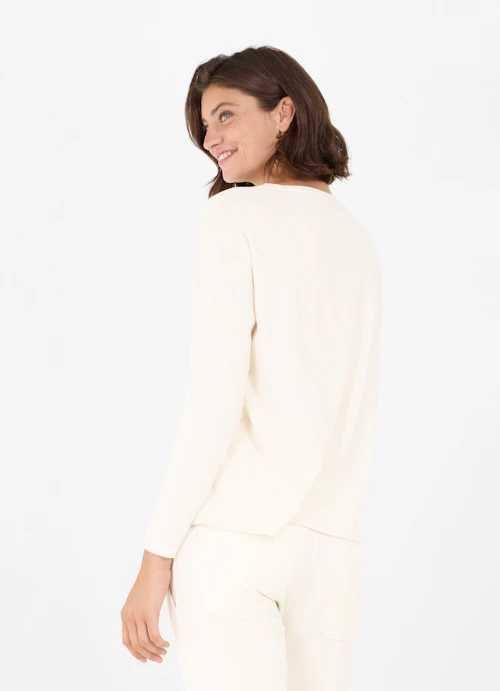 Loose Fit Long sleeve tops Longsleeve eggshell