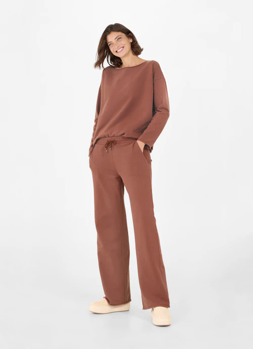 Wide Leg Sweatpants Wide Leg Sweatpants chestnut