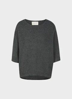 Casual Fit Knitwear Cashmere Blend - Sweater anthra.mel.