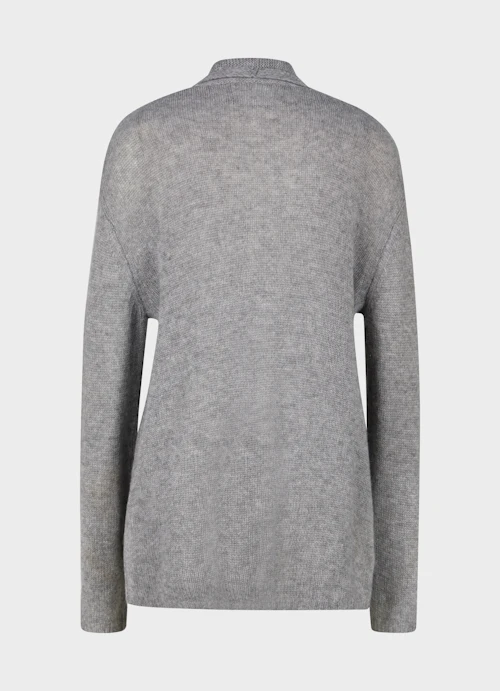 Regular Fit Knitwear Cashmere cardigan steel grey mel.