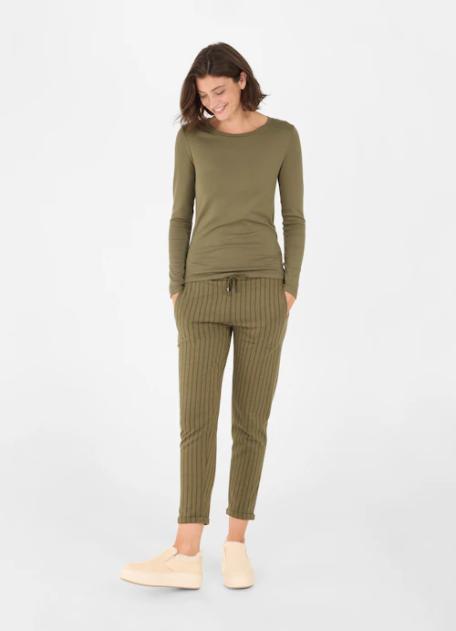Casual Fit Sweatpants Sweatpants burnt olive