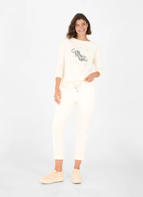 Loose Fit Long sleeve tops Longsleeve eggshell