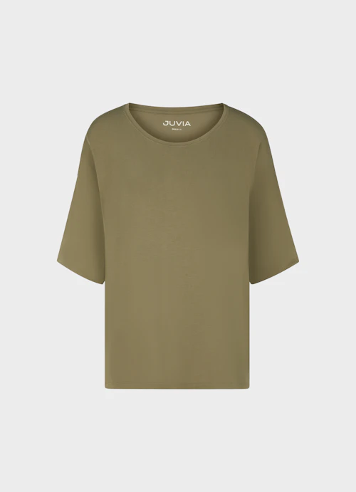 Regular Fit Nightwear Nightwear - T-shirt burnt olive