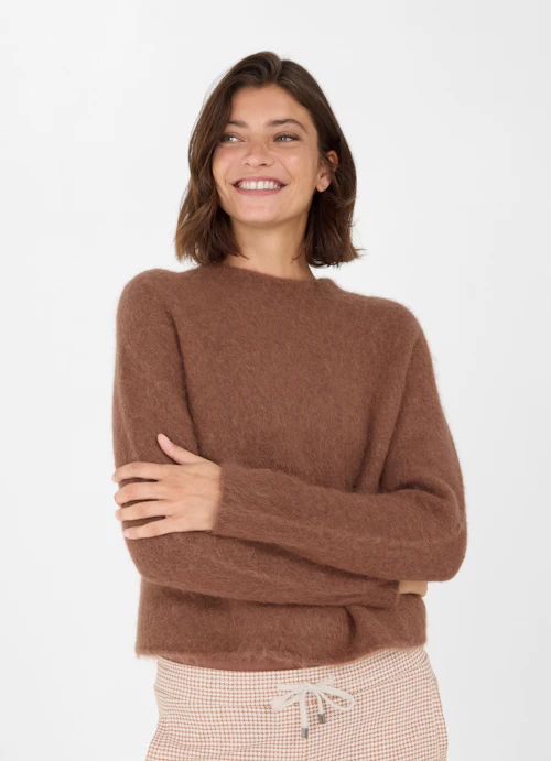 Regular Fit Knitwear Knit sweater chestnut