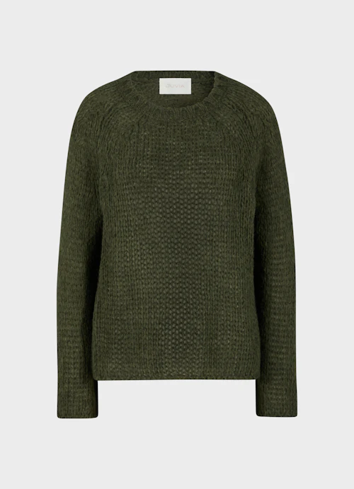 Casual Fit Knitwear Knit sweater burnt olive