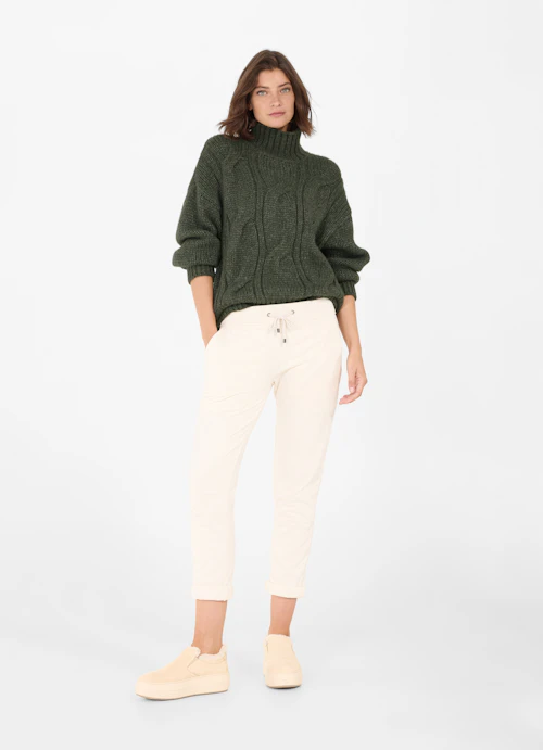 Casual Fit Knitwear Knit turtleneck sweater burnt olive