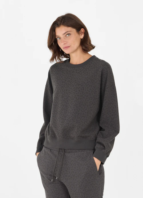 Loose Fit Sweater Sweater charcoal
