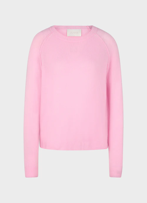 Coupe Regular Fit Maille Pull en cachemire rose bloom