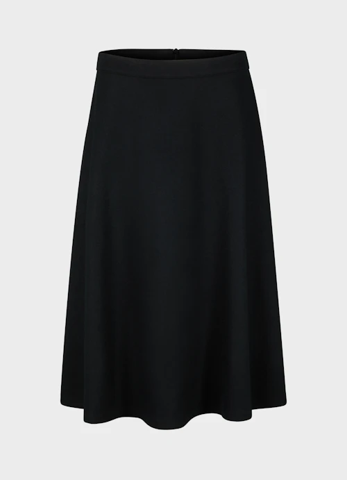 Medium Fit Skirts Flannel skirt black