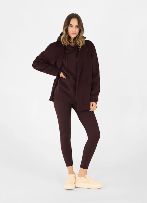Casual Fit Jackets Double-faced blazer burgundy