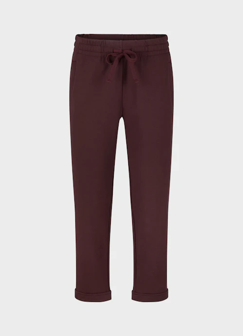 Casual Fit Sweatpants Modal Blend - Sweatpants burgundy