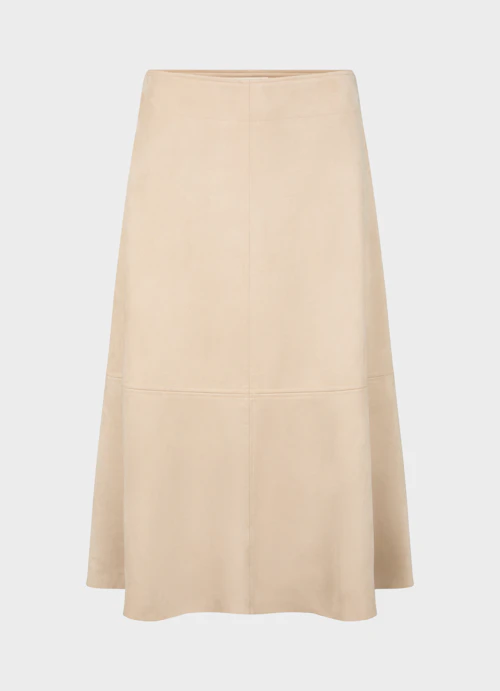 Medium Length Skirts Tech Velours - Rock sand