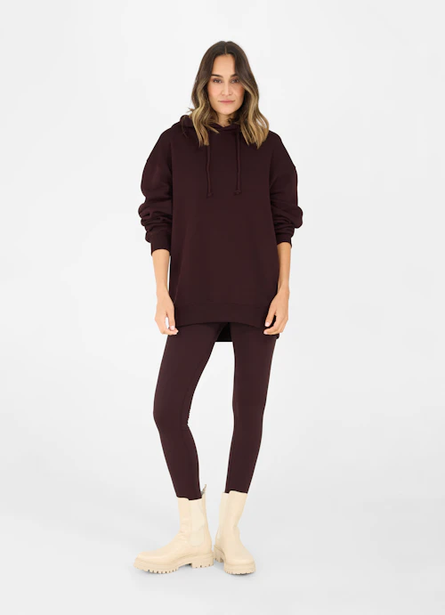 Oversized Fit Hoodies Hoodie burgundy