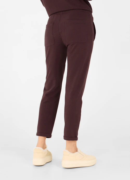 Casual Fit Sweatpants Cotton blend - Sweatpants burgundy