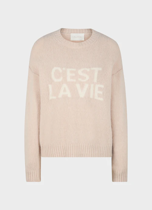 Oversized Fit Knitwear Alpaca sweater sand