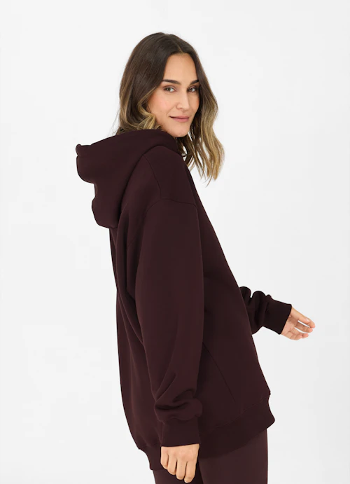 Oversized Fit Hoodies Hoodie burgundy