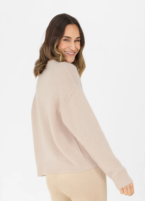 Oversized Fit Knitwear Alpaca sweater sand