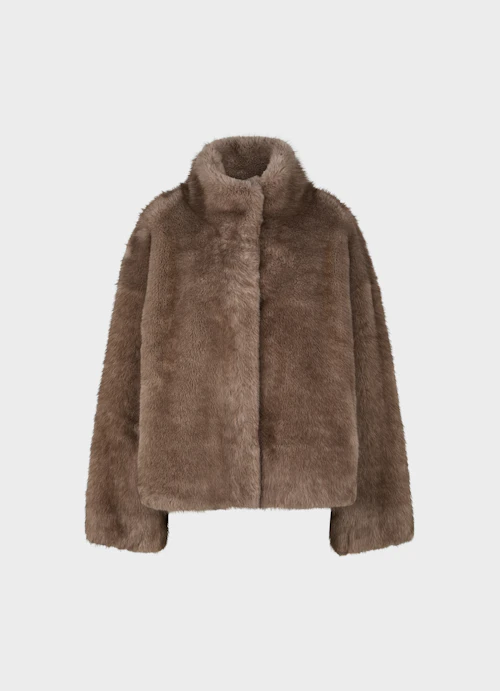 Oversized Fit Jackets Faux fur jacket seal