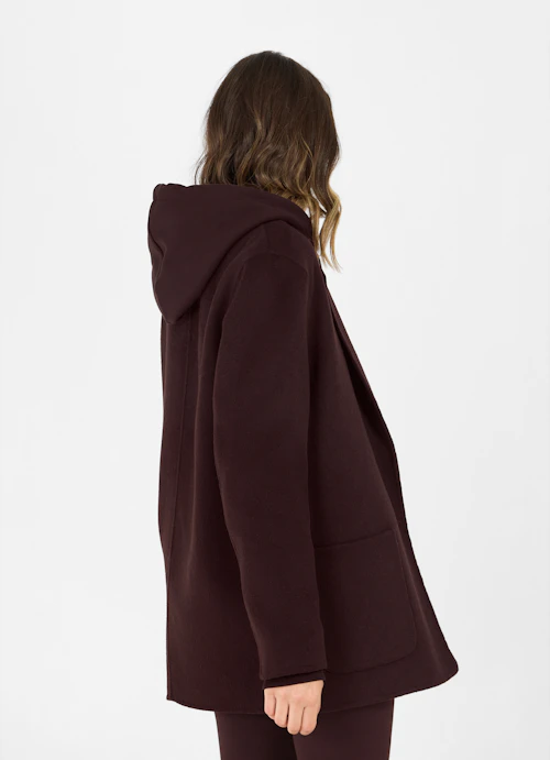 Casual Fit Jackets Double-faced blazer burgundy