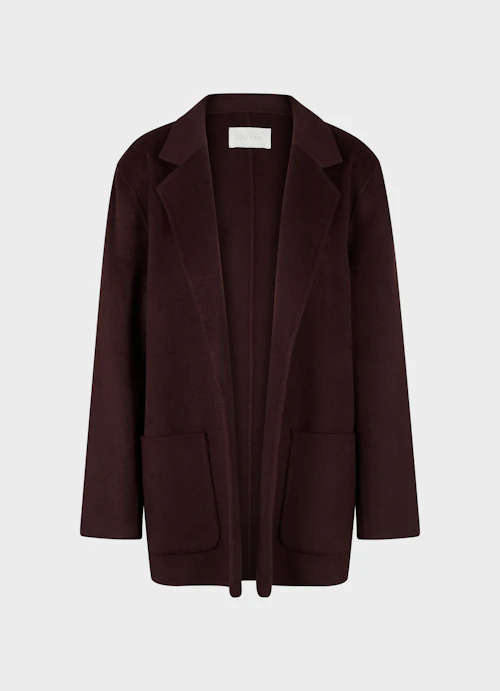 Casual Fit Jackets Double-faced blazer burgundy