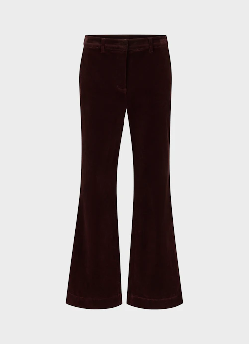Boot Cut Pants Corduroy trousers burgundy