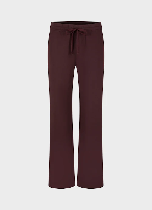 Boot Cut Sweatpants Modal Blend - Sweatpants burgundy