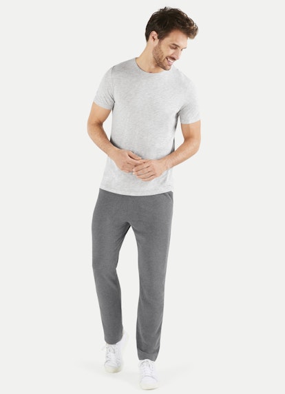 Regular Fit T-Shirts T-Shirt l.grey mel.