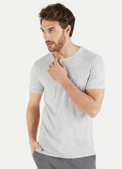 Regular Fit T-Shirts T-Shirt l.grey mel.