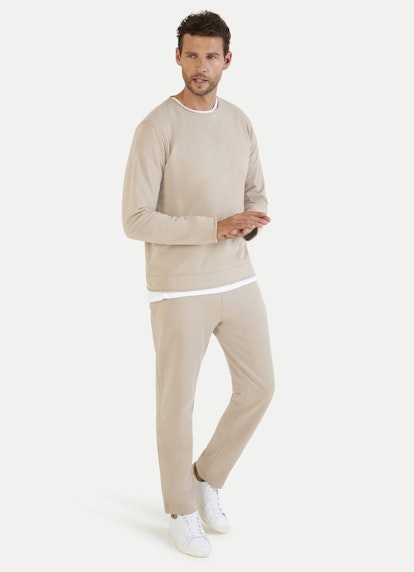 Coupe Regular Fit Sweat-shirts Sweat-shirt dusty taupe