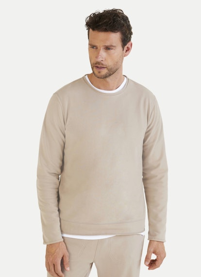 Coupe Regular Fit Sweat-shirts Sweat-shirt dusty taupe