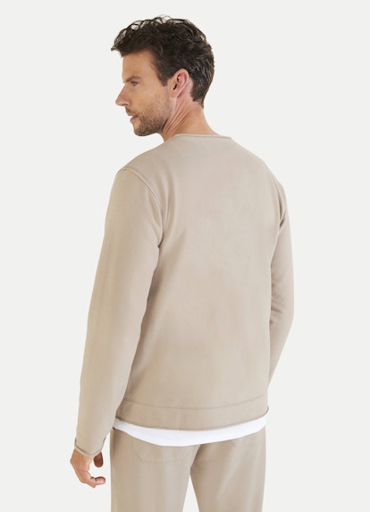 Coupe Regular Fit Sweat-shirts Sweat-shirt dusty taupe