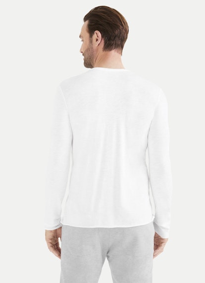 Regular Fit Longsleeves Longsleeve white