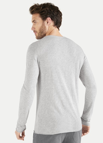 Regular Fit Long sleeve tops Longsleeve l.grey mel.